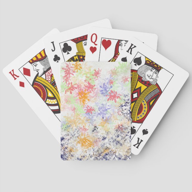 Jeu De Cartes Cartes de jeu Floral cool (dos)