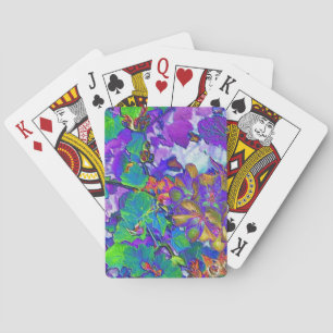 Jeu De Cartes Cartes de jeu florales