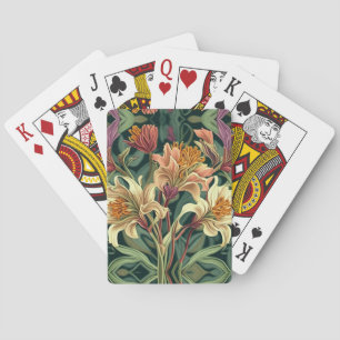 Jeu De Cartes Cartes de jeu florales