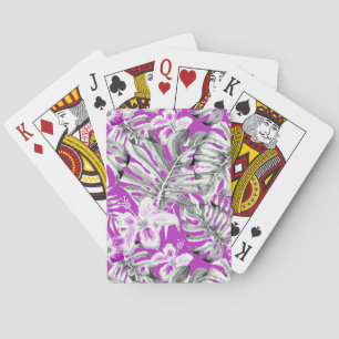 Jeu De Cartes Cartes De Jeu Florales D'Ace