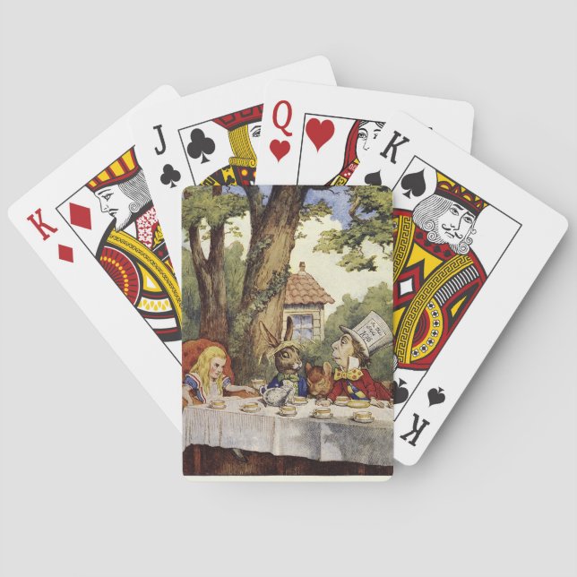 JEU DE CARTES CARTES DE JEU FOLLES DE THÉ (dos)