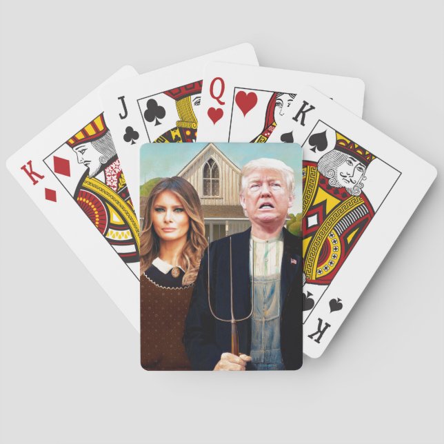 Jeu De Cartes Cartes de jeu gothiques américaines de l'élection (dos)