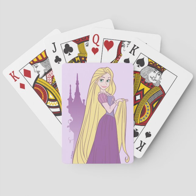 Jeu De Cartes Cartes de Jeu Graphiques Rapunzel & Tower (dos)