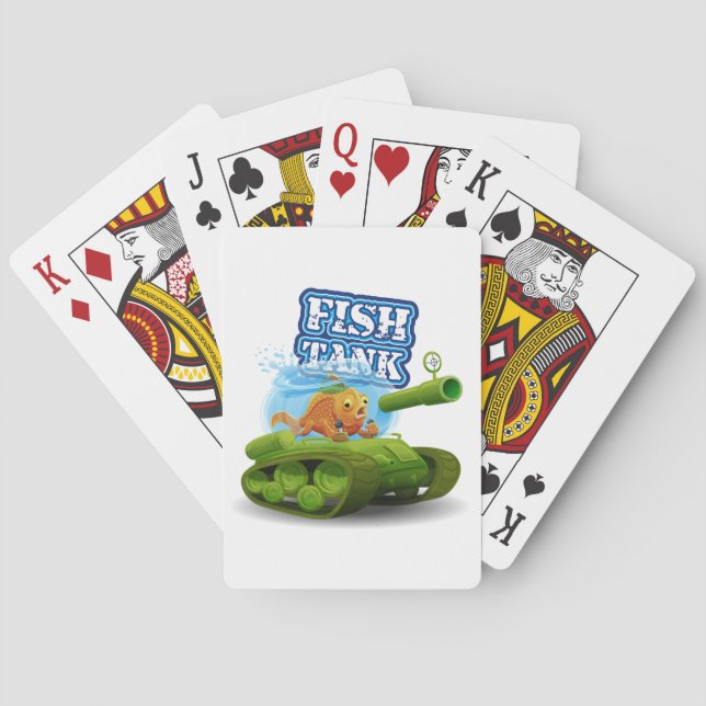 Jeu De Cartes Cartes de jeu humoristiques d'aquarium (dos)