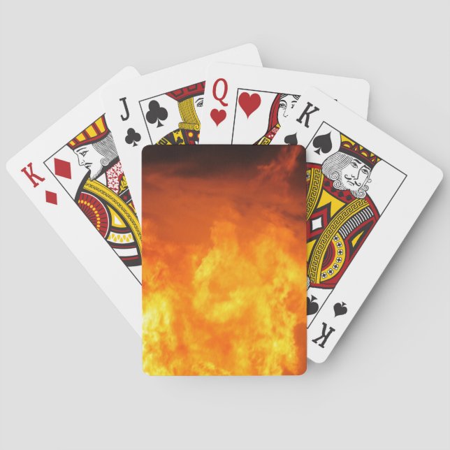 Jeu De Cartes Cartes de jeu incendie (dos)