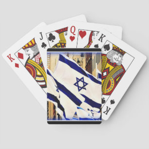 Jeu De Cartes Cartes de jeu israéliennes de drapeau
