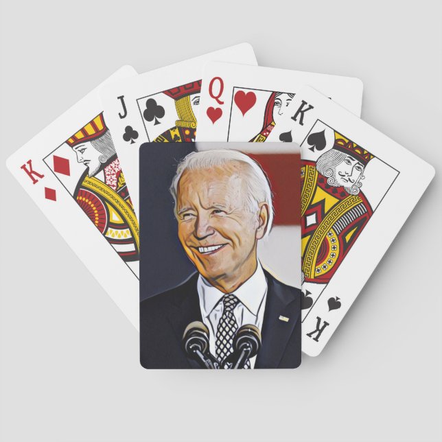 Jeu De Cartes Cartes de jeu Joe Biden Art (dos)