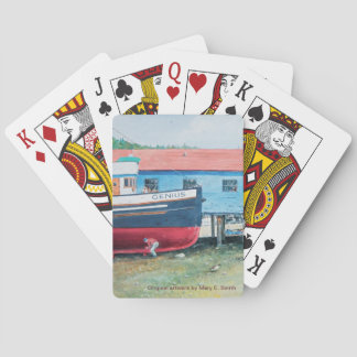 Jeu De Cartes Cartes de jeu - "Le génie" Bateau en cale sèche