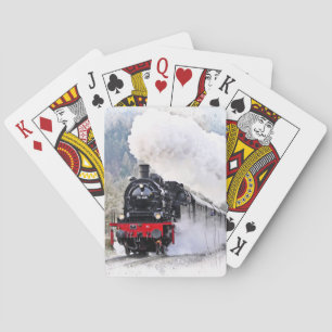Jeu De Cartes Cartes de jeu locomotives de train