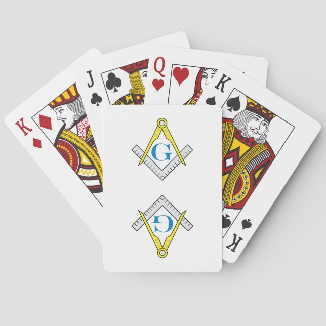 Jeu De Cartes Cartes de jeu maçonniques (dos)