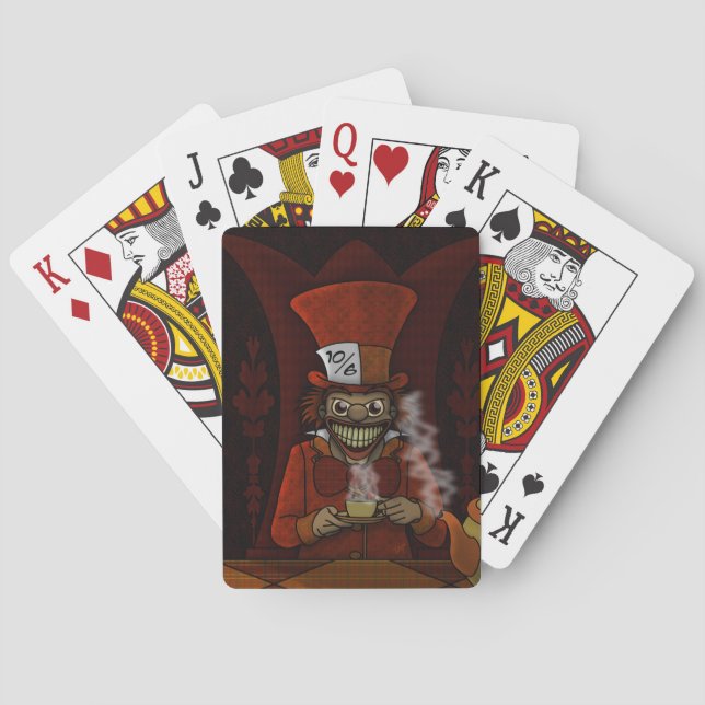 Jeu De Cartes Cartes De Jeu Mad Hatter (dos)