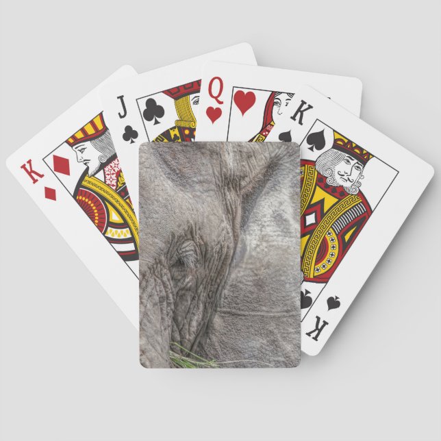 Jeu De Cartes Cartes de jeu magnifiques d'éléphant (dos)