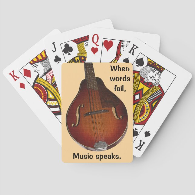 Jeu De Cartes Cartes de jeu Mandolin (dos)