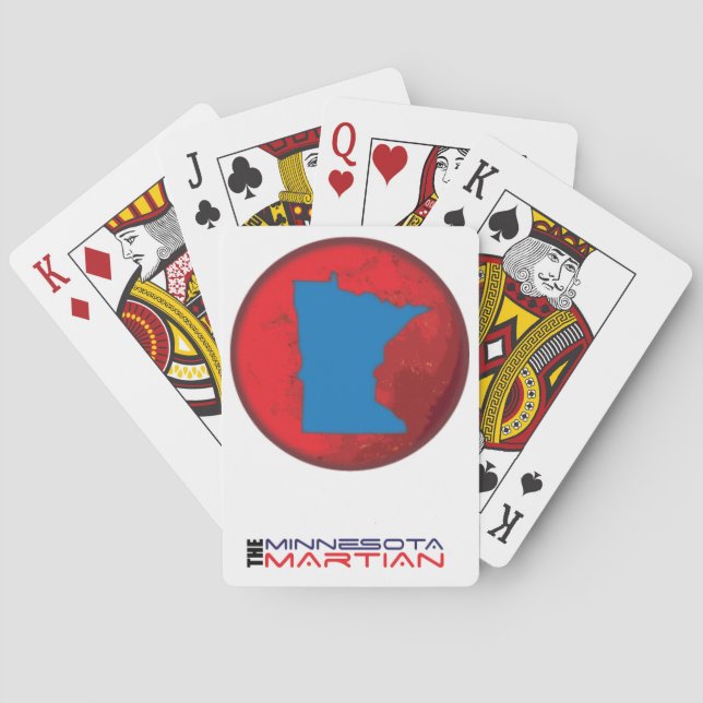 Jeu De Cartes Cartes de jeu martiennes du Minnesota (dos)