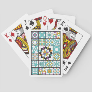 Jeu De Cartes Cartes de jeu modernes d'édredon d'échantillonneur