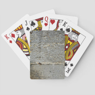 Jeu De Cartes Cartes de Jeu Mur Béton
