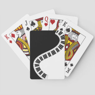 Jeu De Cartes Cartes de jeu musicales pour clavier de piano