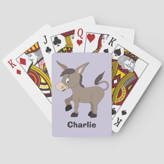 Jeu De Cartes Cartes de jeu nommées faites sur commande (dos)