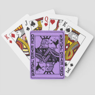 Jeu De Cartes Cartes de jeu observées de crics des crêtes une de