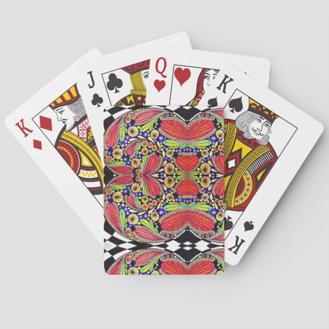 Jeu De Cartes Cartes de jeu originales d'art (dos)