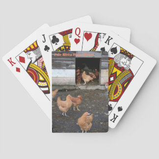 Jeu De Cartes Cartes de jeu pâles de poulet de ferme de lune