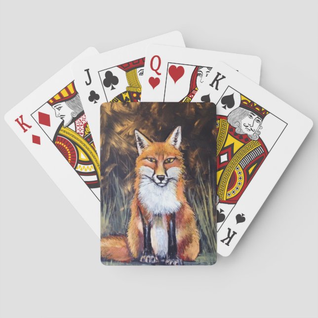Jeu De Cartes Cartes de jeu Pastel Fox (dos)