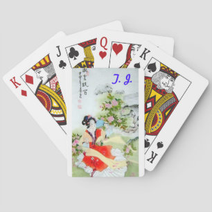 Jeu De Cartes Cartes de jeu personnalisées avec Motif chinois