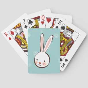 Jeu De Cartes Cartes de jeu personnalisées Bunny de Pâques