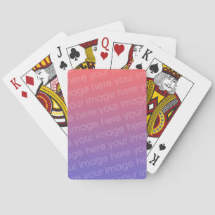 Jeu De Cartes Cartes de jeu personnalisées Photo Bicycle®
