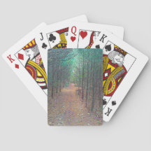 Cartes de jeu - photo de motif d'itinéraire