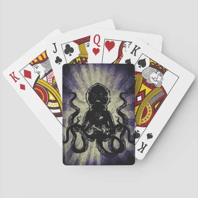 Jeu De Cartes Cartes de jeu : Poulpe (dos)