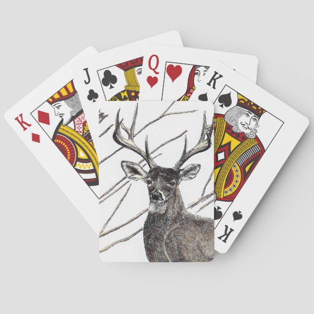 Jeu De Cartes Cartes de jeu pour cerfs (dos)