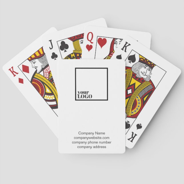 Jeu De Cartes Cartes de jeu promotionnelles marquées par coutume (dos)