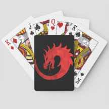 Cartes de jeu Red Dragon