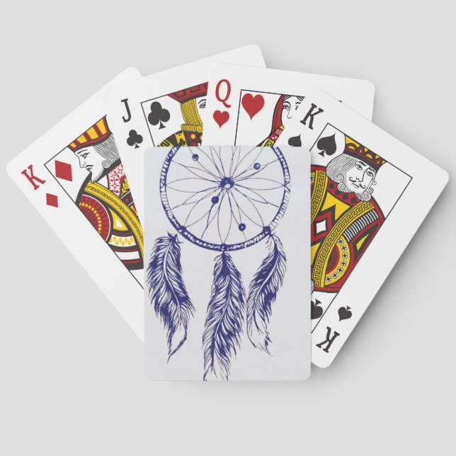 Jeu De Cartes Cartes de jeu rêveuses de receveur (dos)