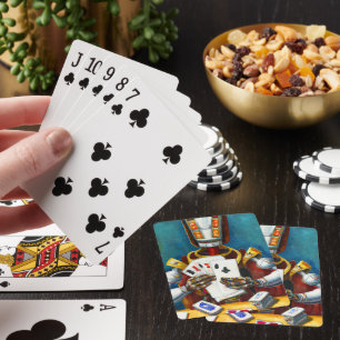 Jeu De Cartes Cartes de jeu Robot vintage