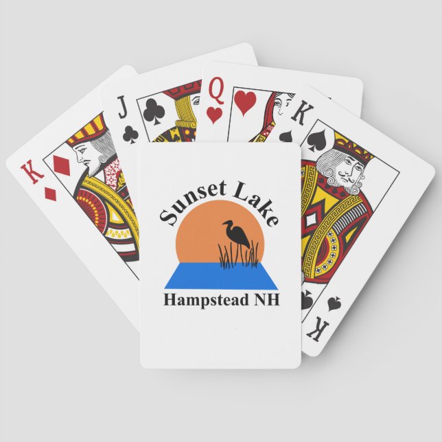 Jeu De Cartes Cartes de jeu Sunset Lake (dos)