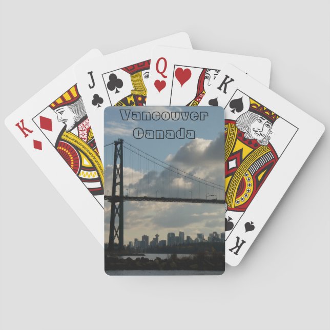 Jeu De Cartes Cartes de jeu Vancouver Souvenirs (dos)