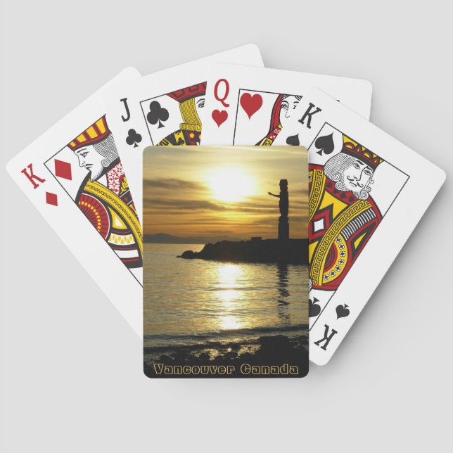 Jeu De Cartes Cartes de jeu Vancouver Souvenirs (dos)