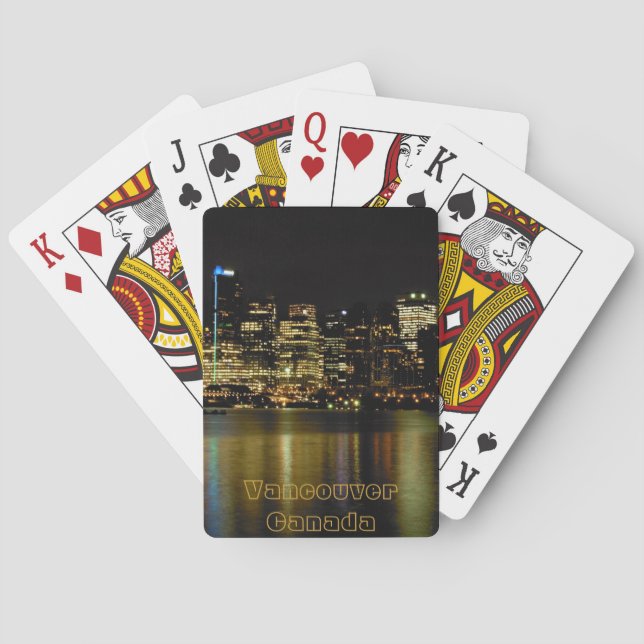 Jeu De Cartes Cartes de jeu Vancouver Souvenirs (dos)