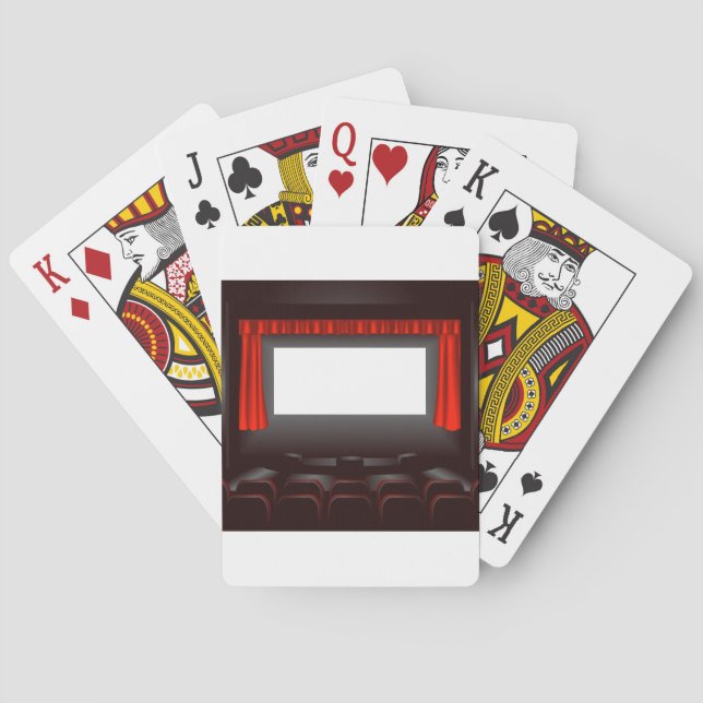 Jeu De Cartes Cartes de jeu vides de cinéma (dos)