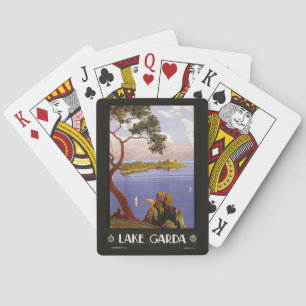 Jeu De Cartes Cartes de jeu vintages de l'Italie de policier de