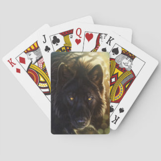 Jeu De Cartes Cartes de jeu Wolf Noir