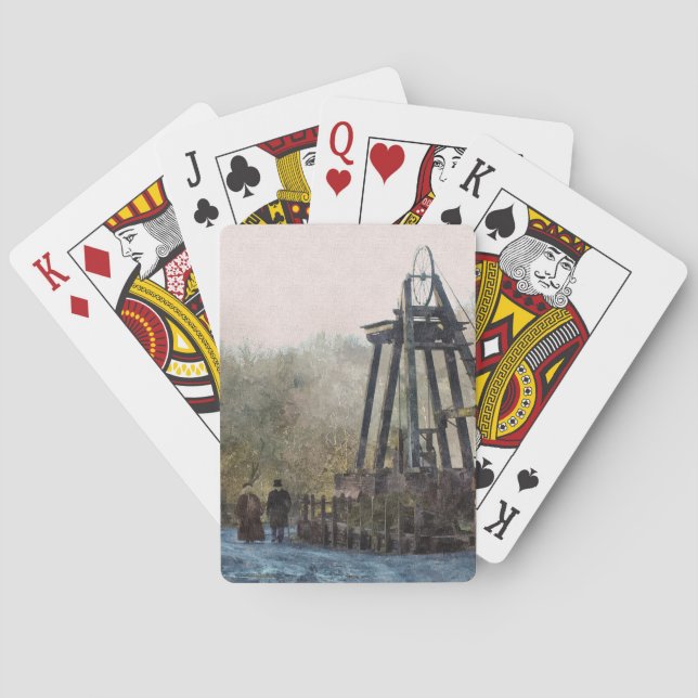 JEU DE CARTES CARTES DE JEUX VICTORIENNE ANGLETERRE (dos)