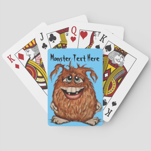 Jeu De Cartes Cartes De Jouage Monster (dos)