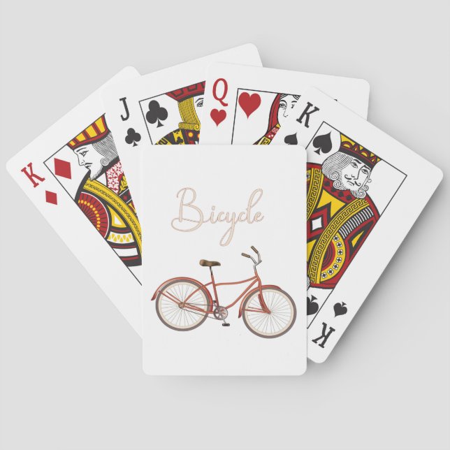 Jeu De Cartes Cartes De Lecture À Vélo (dos)