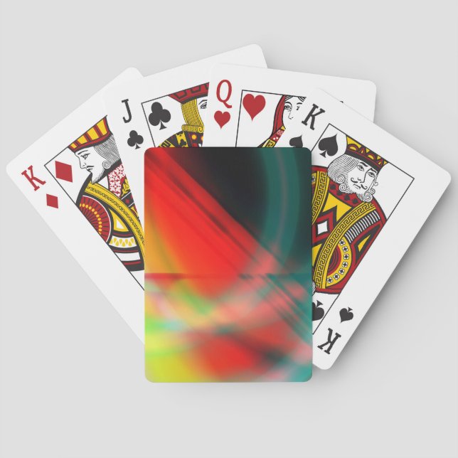 Jeu De Cartes Cartes de lecture Abstraites (dos)