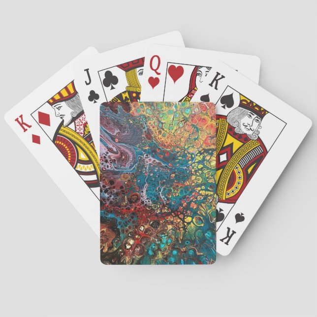 Jeu De Cartes Cartes de lecture Abstraites  (dos)