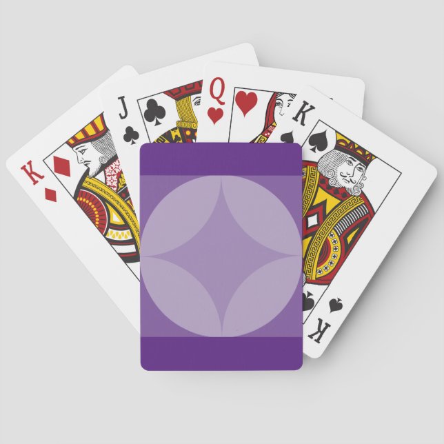 Jeu De Cartes Cartes de lecture - Cercles et diamant (dos)