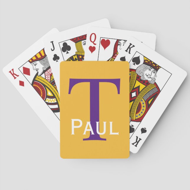 Jeu De Cartes Cartes de lecture classiques personnalisées 2 (dos)